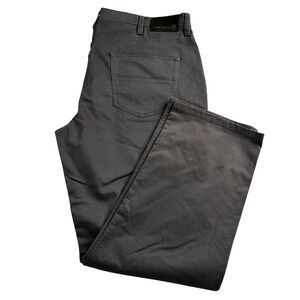 English Laundry Men's Gray Chino Pants Straight Leg Stretch 40x30 Casual Work